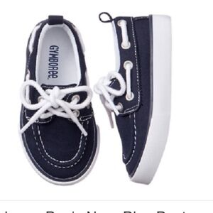 Gymboree Boy’s Navy Blue Boat Shoes Sneakers Size 2